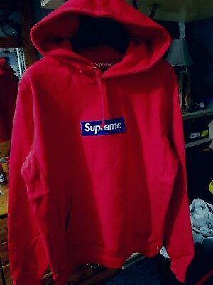 Red Purple Logo - SUPREME BOX LOGO Red Purple Fw17 Size L Authentic - $780.00 | PicClick