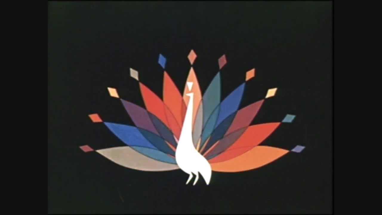NBC Peacock Logo - Late 1950's NBC Peacock Color Logo - YouTube