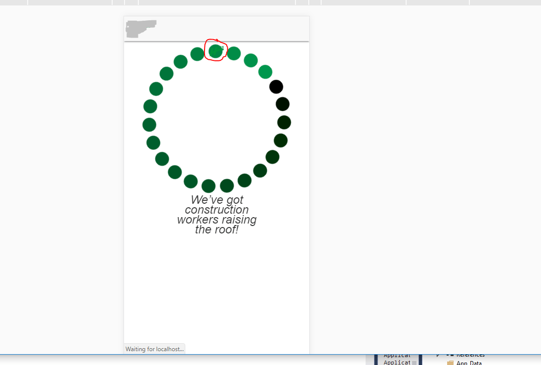 Circle Red Center Logo - How to center an animated image and unanimated text on a webpage