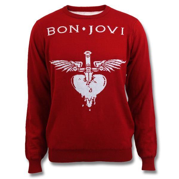 Sweater Logo - Official Bon Jovi Jacquard Logo Sweater | Apparel | Bon Jovi Official  Online Store