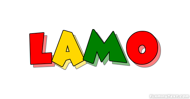 Lamo Logo - Ghana Logo | Free Logo Design Tool from Flaming Text