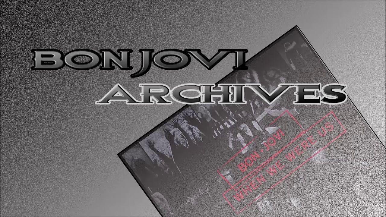 Bon Jovi Original Logo - Bon Jovi SINGLE 2018 We Were Us