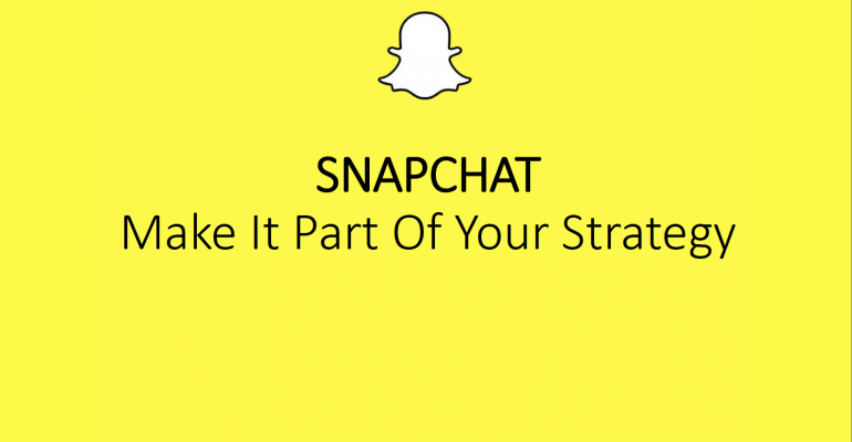 Snapchat Logo - Why and How to Use Snapchat. for Your Conferences and Events