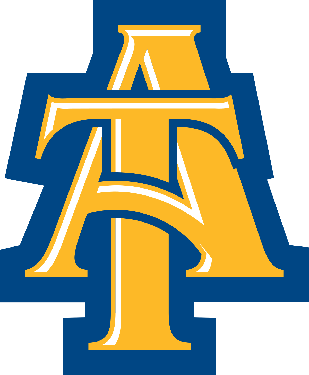 Blue North Carolina Logo - North Carolina A&T Aggies