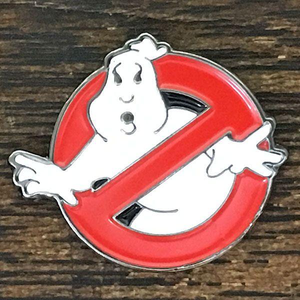 Ghostbusters Logo - Auc Motor Music: Ghostbusters Logo Pin Badge GHOST BUSTERS Pin