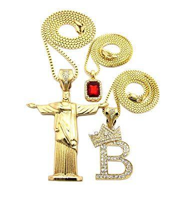 Red and Yellow B with Crown Logo - Colored Gemstone, Tilted Crown Initial B, Christ the Redeemer ...