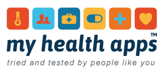 Health App Logo - myhealthapps.net - apps tried and tested by people like you.