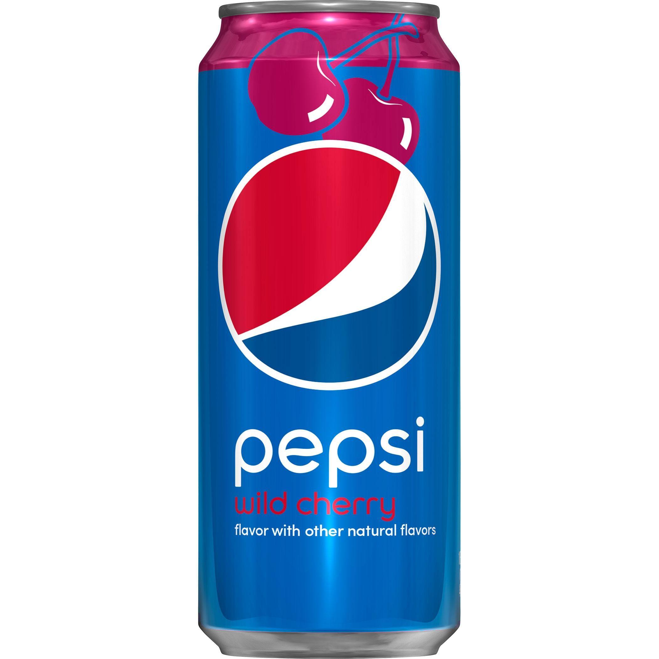 Wild Cherry Pepsi Logo - Amazon.com : Pepsi Wild Cherry 16 Ounce Cans, 12 Count : Grocery