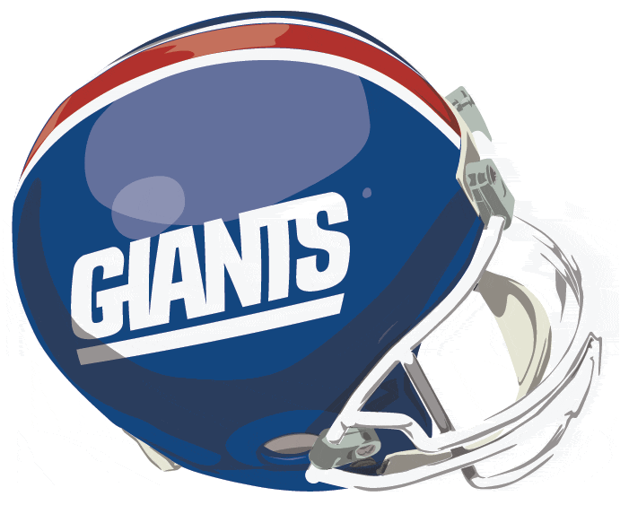 New York Giants Old Logo - New York Giants Helmet - National Football League (NFL) - Chris ...