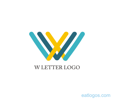 Blue Letter w Logo - Letter w logo design blue download | Vector Logos Free Download ...