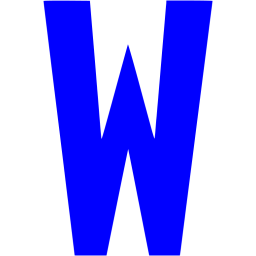 Blue Letter w Logo - blue letter w - Hobit.fullring.co