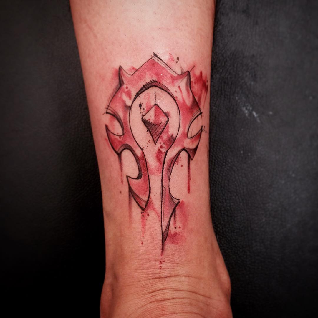 Horde Logo - Horde Logo by Joao Lima Tattoo