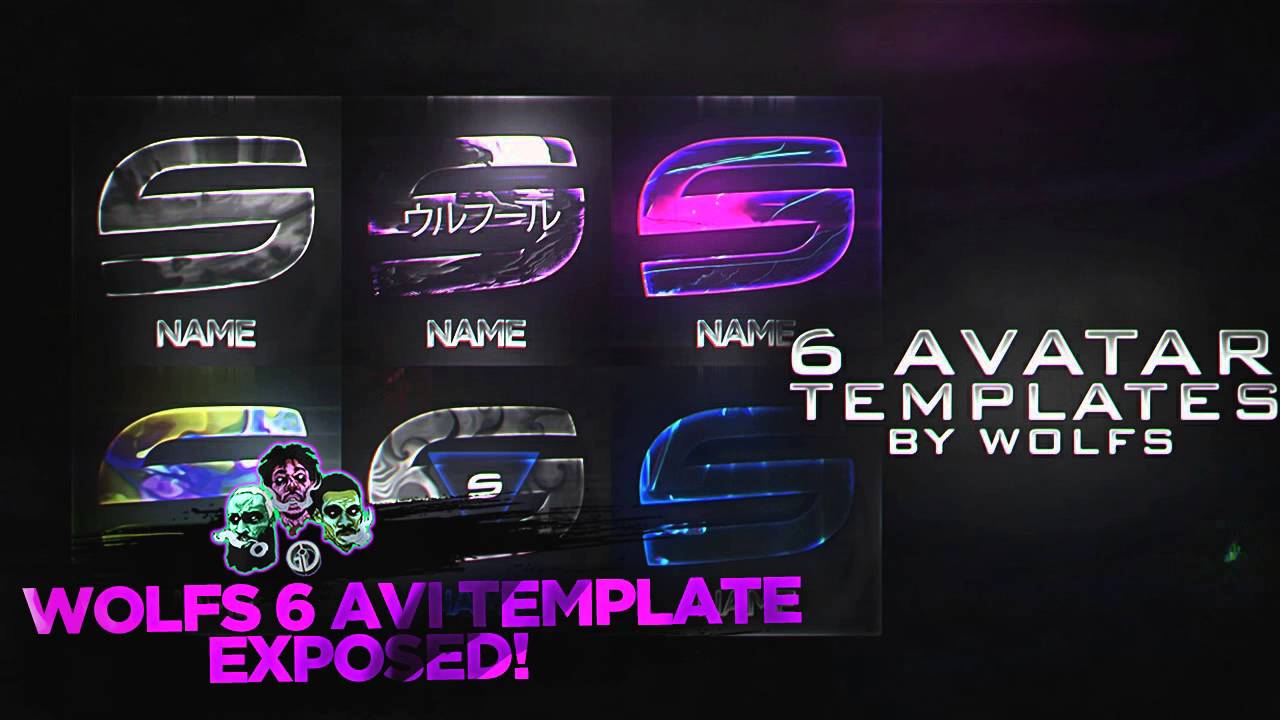 Avi Avatar Logo - WOLFS 6 AVATAR TEMPLATES EXPOSED [ // $ ] - YouTube