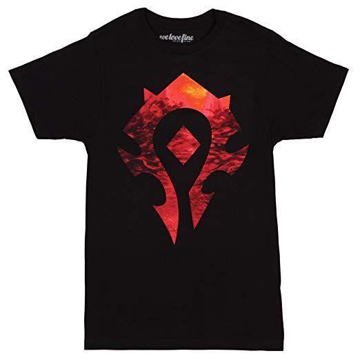 Horde Logo - Amazon.com: Warcraft World of Horde Logo Adult T-Shirt: Clothing