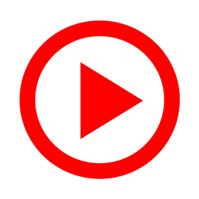 Whte Box with Red Play Button Logo - Add Play Button to Image Online | overlay play button on image