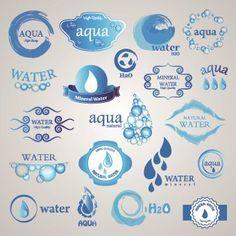 Water Brands Logo - mejores imágenes de logos en 2019. Design logos, Graphics y