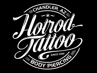 Hot Rod Logo - Hotrod Tattoo logo design - 48HoursLogo.com