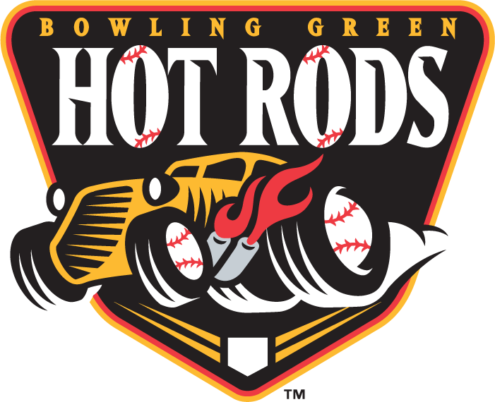 Hot Rod Logo - Bowling Green Hot Rods Primary Logo League (MWL)