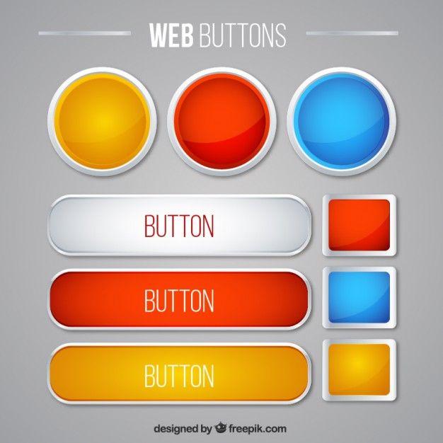 Whte Box with Red Play Button Logo - Buttons vectors, +15,000 free files in .AI, .EPS format