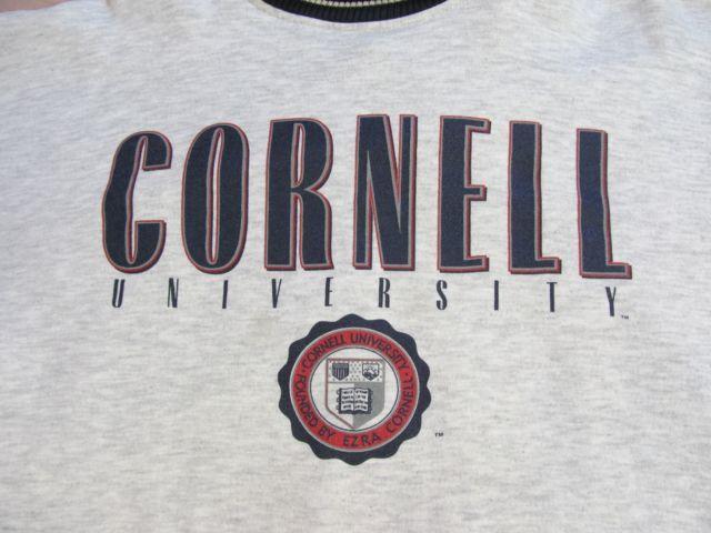Cornell University Football Logo - 1572 Cornell University Big Red Football P O Gray SZ L NCAA EUC Ivy