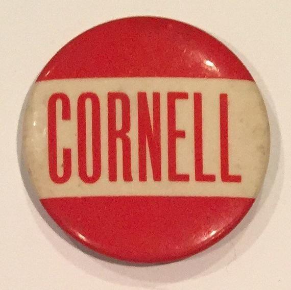 Cornell University Football Logo - Vintage Circa 1950's Cornell University Football Pin