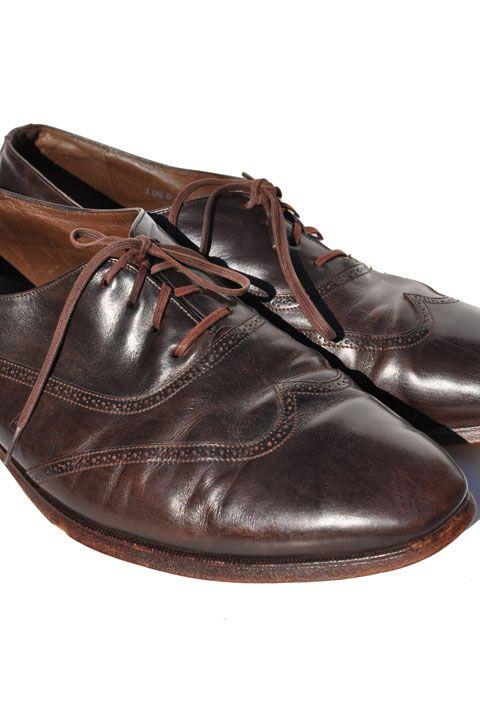 Bally Shoes Logo - goodbye heart vintage: Bally of Switzerland Vintage Leather Shoes