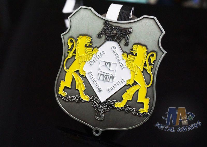 Two Lions Logo - Small Two Lions Logo Enamel Medals Custom Made For Festival Water Proof