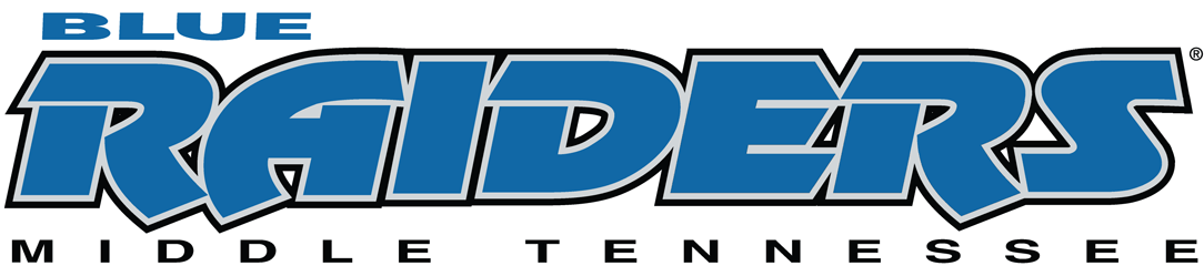 Blue Raiders Logo - Middle Tennessee Blue Raiders Wordmark Logo - NCAA Division I (i-m ...