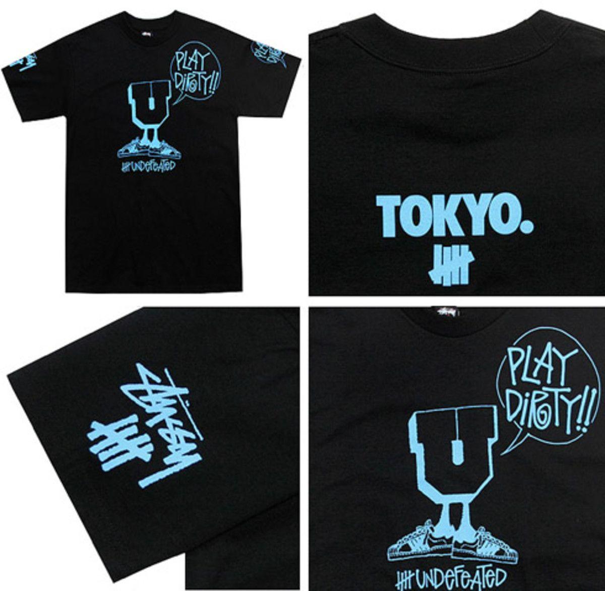 Undefeated Stussy Logo - Stussy x UNDFTD - Tokyo T-Shirts - Freshness Mag