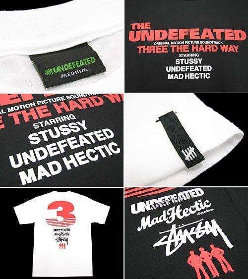 Undefeated Stussy Logo - ice field: UNDEFEATED X STUSSY (ステューシー) X HECTIC 3 Hard Way S ...