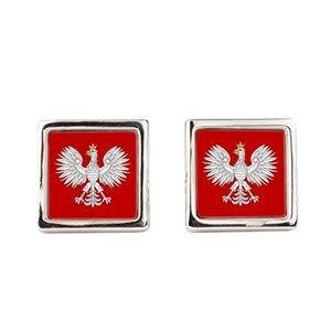 Eagle in Red Square Logo - Eagle Cufflinks - CafePress