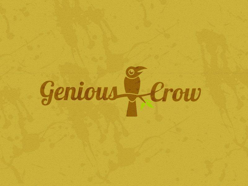 Green Crow Logo - Genious Crow Logo by WonderArt Studio | Dribbble | Dribbble
