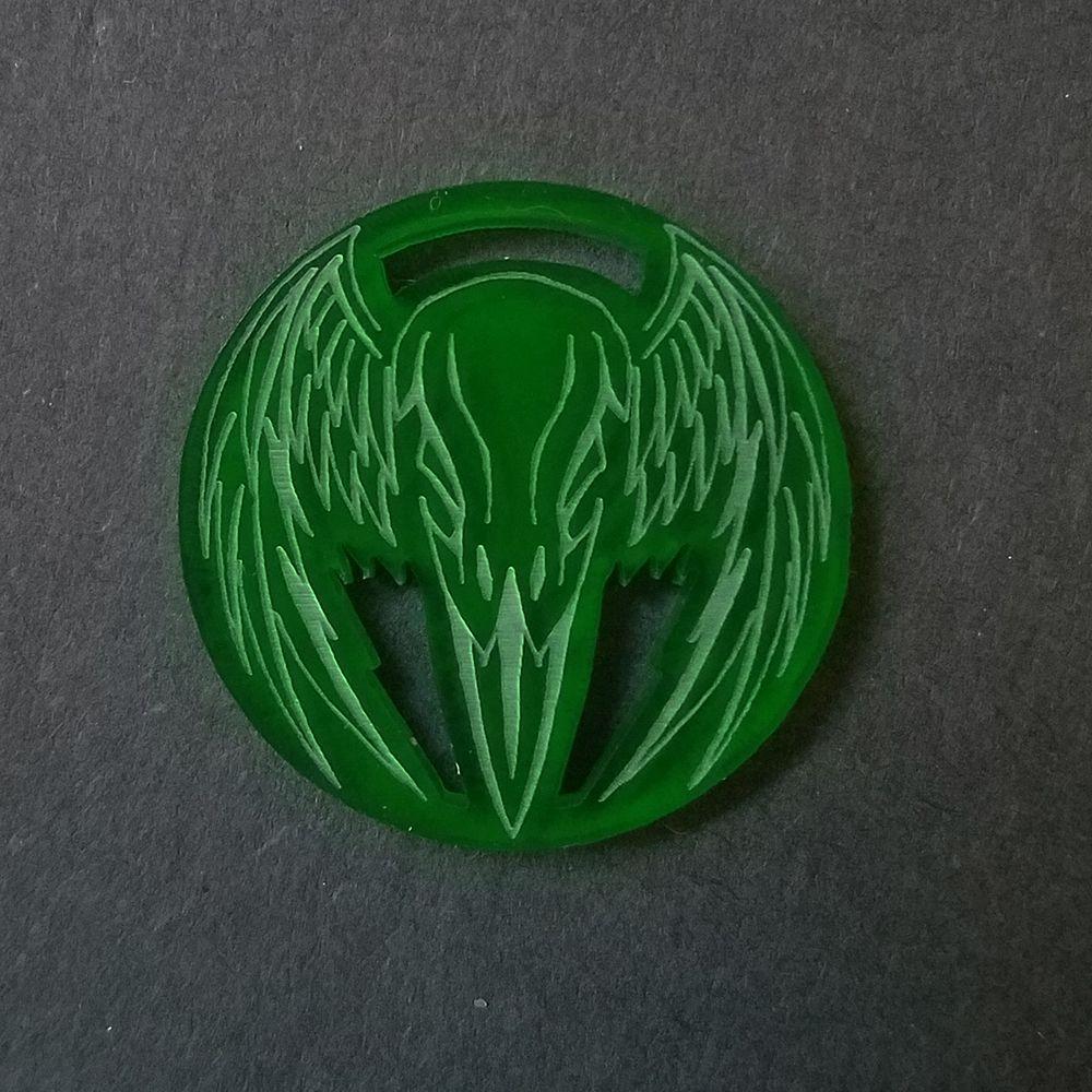 Green Crow Logo - Crow's Skull Scheme Marker (x6)