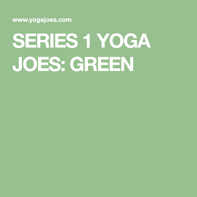 Green Crow Logo - Series 1 yoga joes: green | Yoga