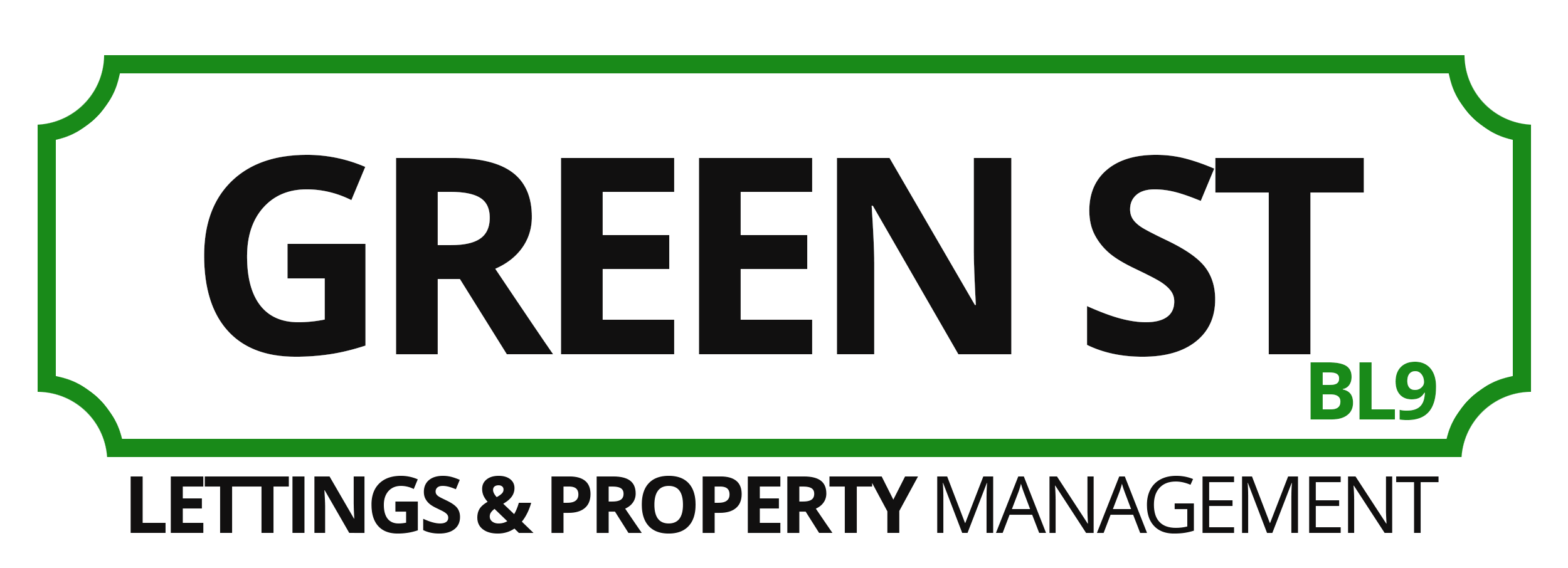 Green Street Logo - Green Street Property Management - Bury Business Directory