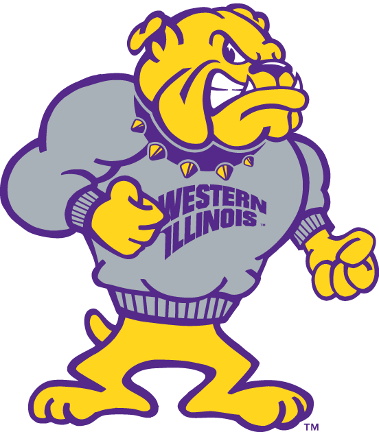 Western Illinois University Logo - Western Illinois Leathernecks mascot logo, Rocky the Bulldog ...