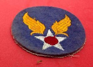 Red Circle with White Star Logo - Vintage Military Patch Air Force USAF RED CIRCLE GOLD Wing WHITE ...