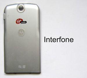 Silver Phone Logo - Original Metal Silver Rear Battery Cover-Motorola L6 Mobile Phone ...