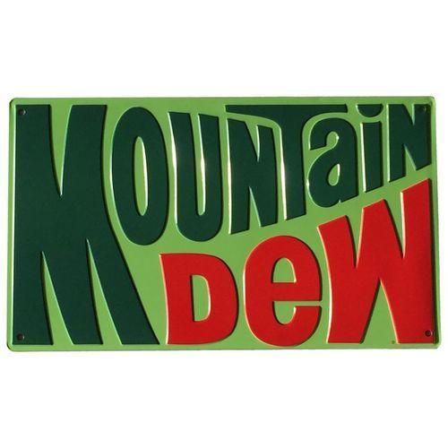 Vintage Mountain Dew Logo - Mountain Dew Logo Sign | Pinterest | Mountain dew, Soda and Coca Cola