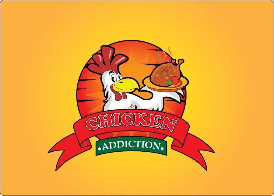 Red and Yellow Chicken Logo - Chicken Roasted Restaurant | Anthropomorphic Cannibalism | Chicken ...