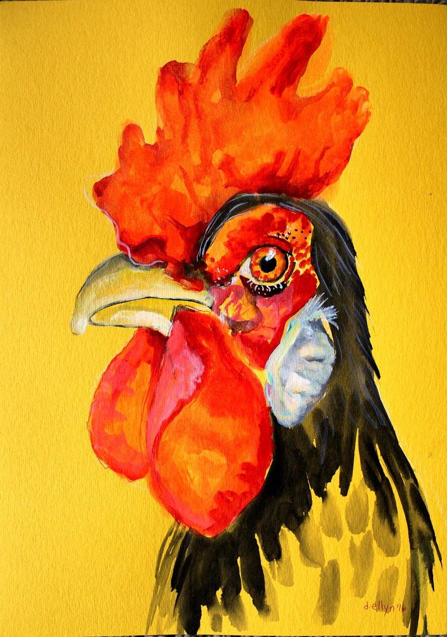 Red and Yellow Chicken Logo - Yellow Chicken | Dana Ellyn