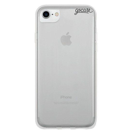 Silver Phone Logo - Clear Case - Logo Black Phone Case - Gocase