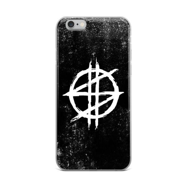 Silver Phone Logo - Synyster Gates Logo iPhone Case - Black Grunge - The Synyster Gates ...