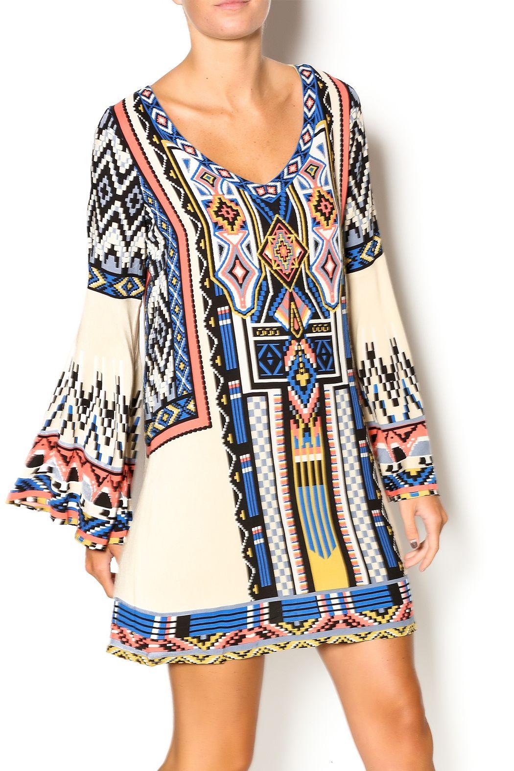 Flying Tomato Clothing Logo - Flying Tomato Navajo Print Tunic from Houston