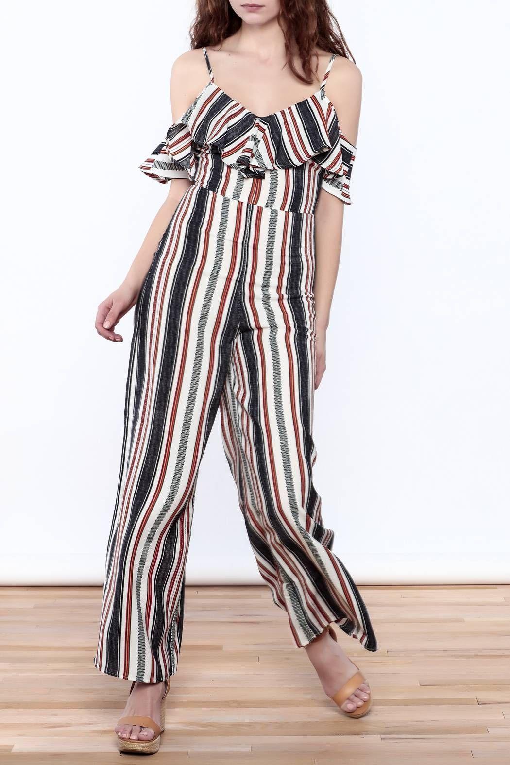 Flying Tomato Clothing Logo - Flying Tomato Off-Shoulder Ruffle Jumpsuit | What to Wear: Mexico ...