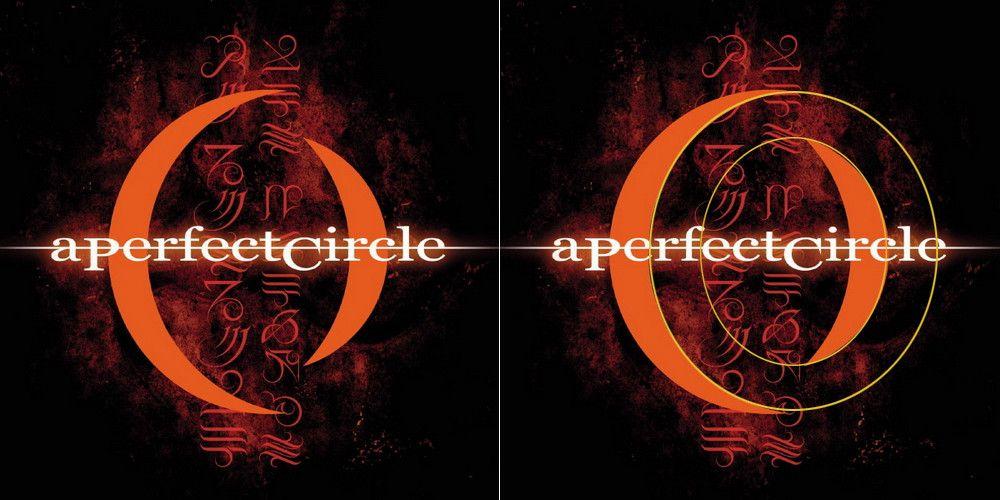 A Perfect Circle Logo - The logo isn't ironic it is a perfect circle, but it's 3D and you