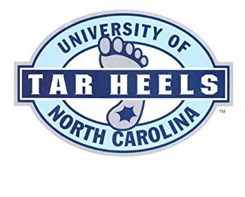 Tar Heels Logo - Amazon.com: 2 Inch North Carolina Tar Heels Logo Decal UNC ...