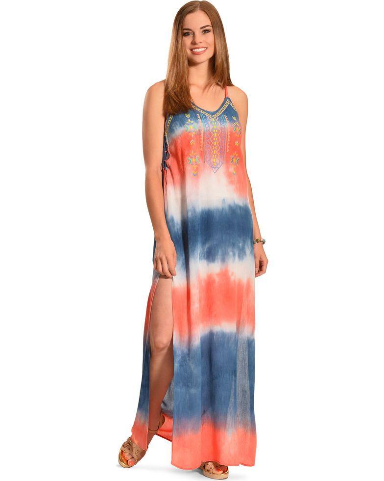 Flying Tomato Clothing Logo - Flying Tomato Women's Tie Dye Maxi Dress