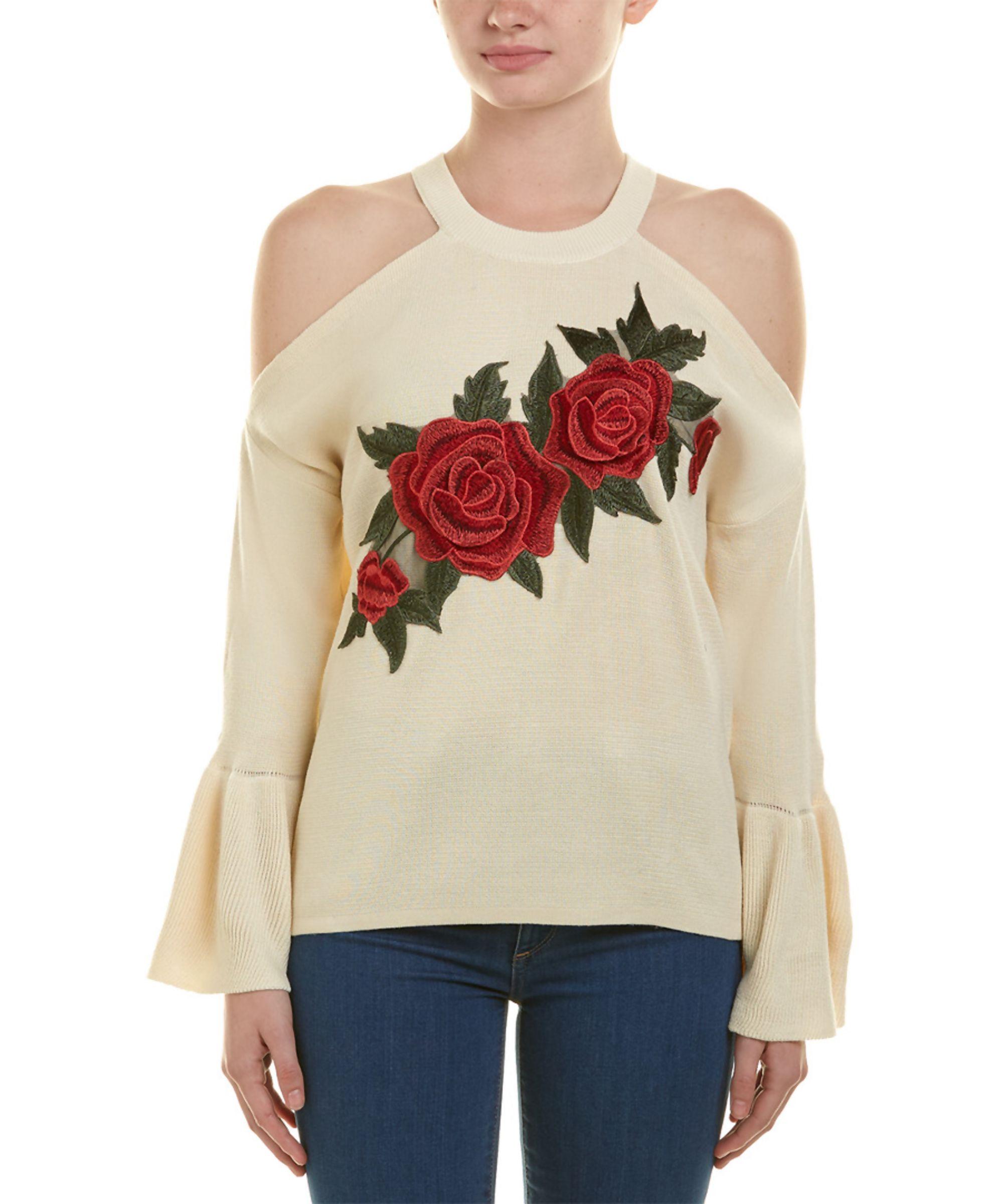 Flying Tomato Clothing Logo - Flying Tomato Women's clothing Flying Tomato Embroidered Sweater