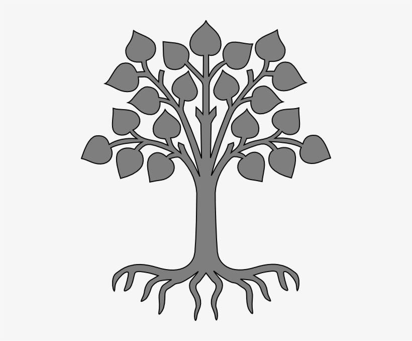 Black and White Tree with Roots Logo - Drawn Roots Tree Png - Tree Root Cause Analysis PNG Image ...